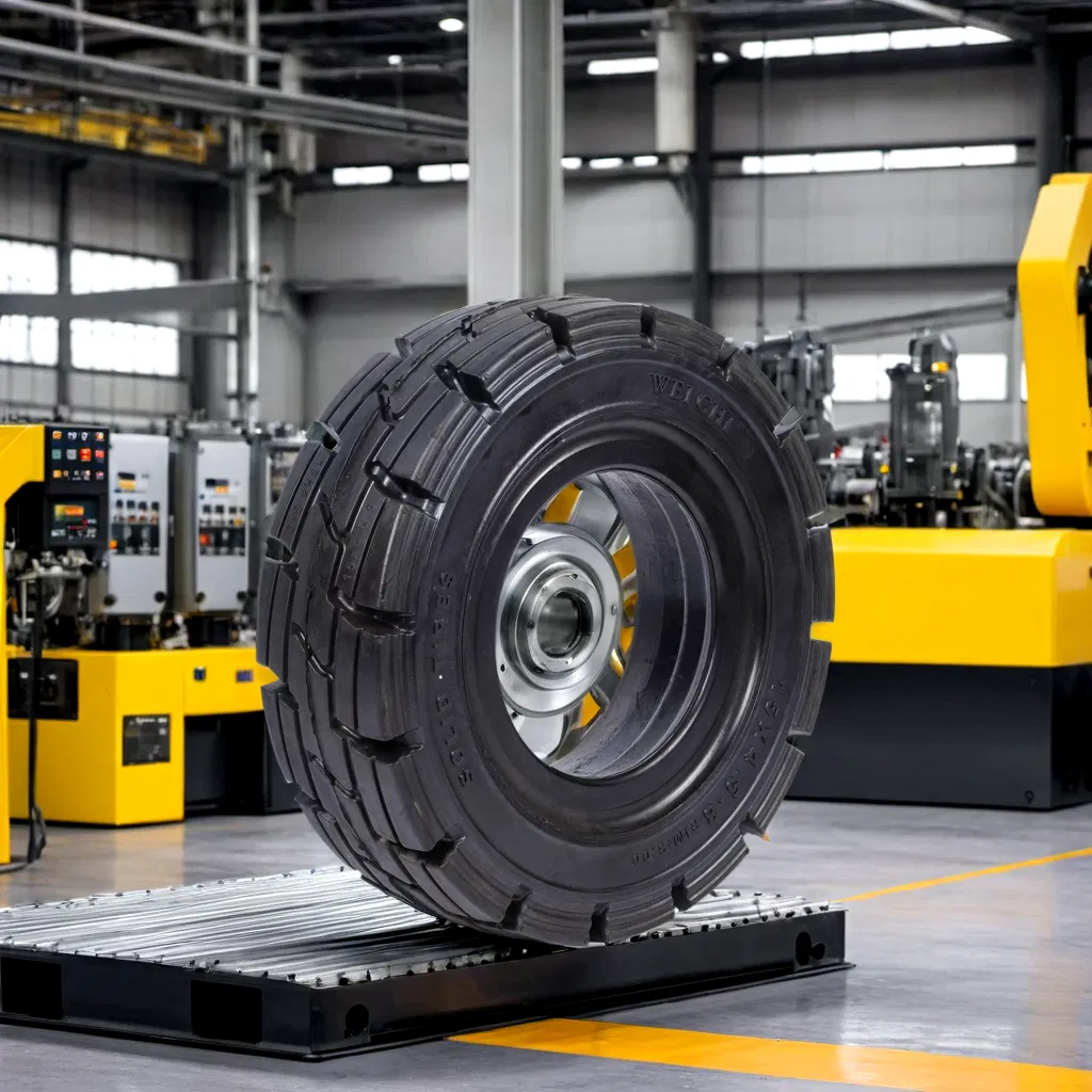 Шина цельнолитая 15*4.5-8G для погрузчика