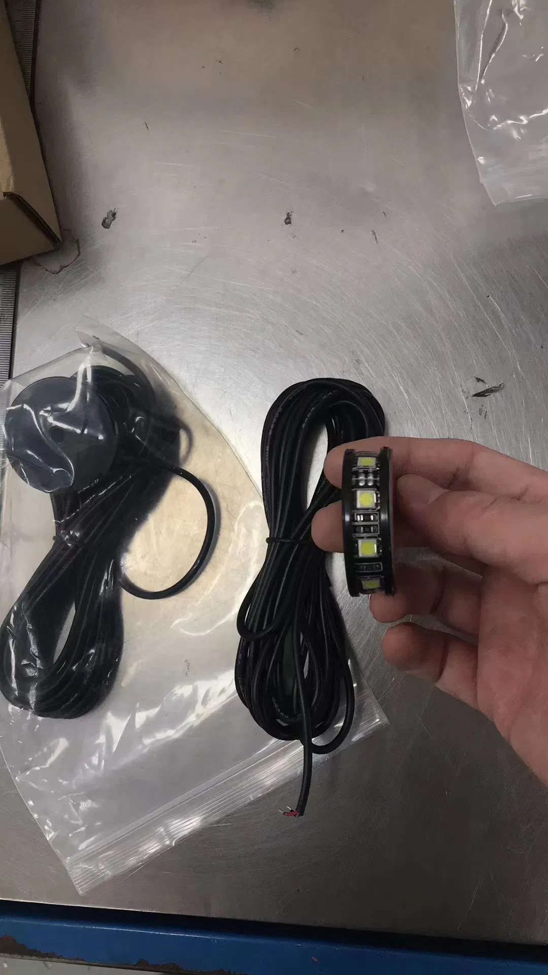 Белый светодиодный якорный фонарь 12В 6000К для авто и лодок