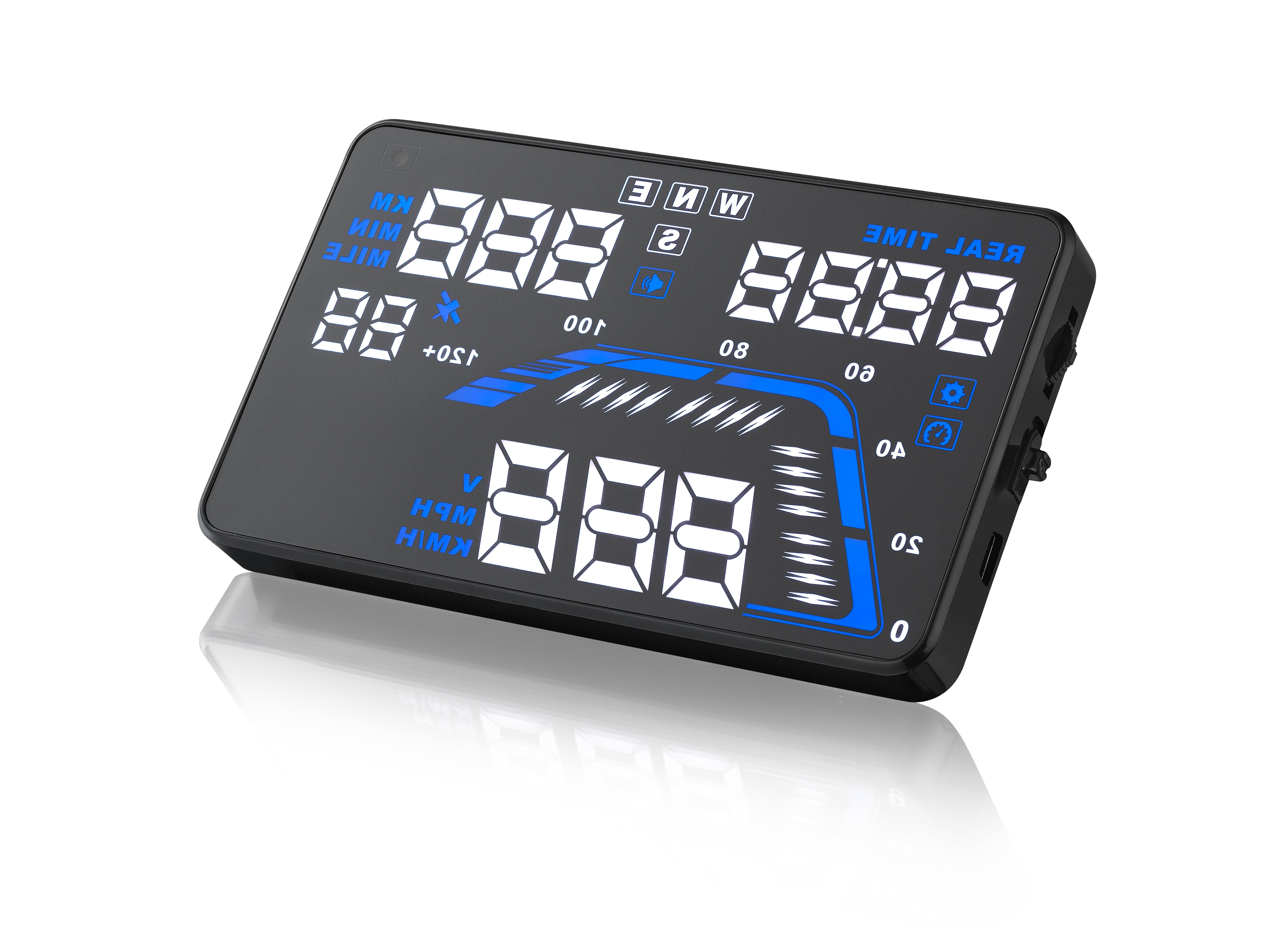 Универсальный GPS HUD-проектор 5,5 дюймов для лобового стекла