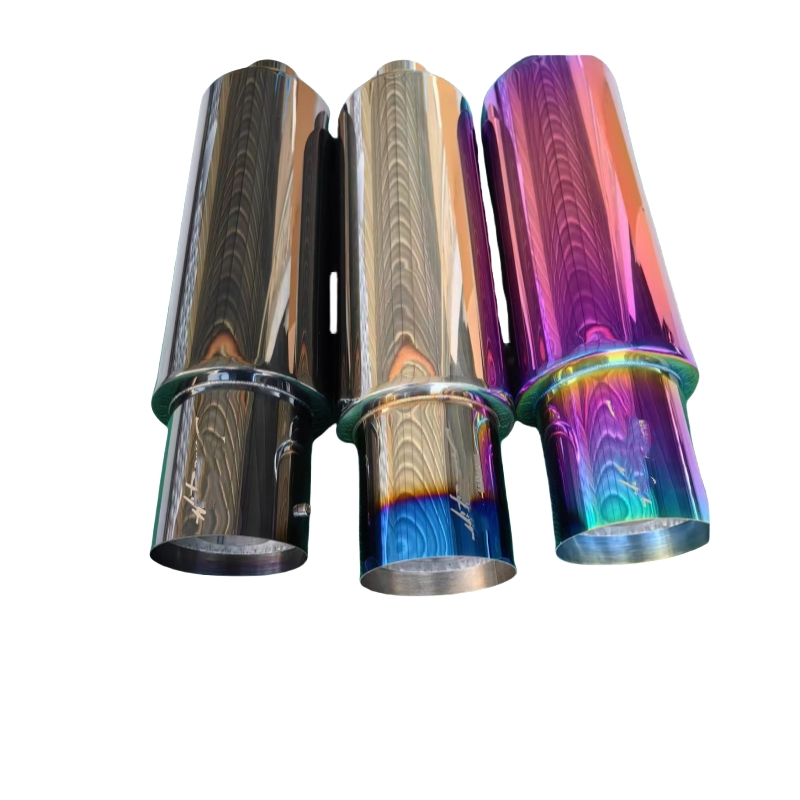 Наконечник глушителя SS201 зеркальная полировка 4''/5''