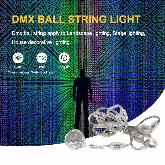 Waterproof RGB Christmas Decoration Nightclub Music Pixel LED Ball Light