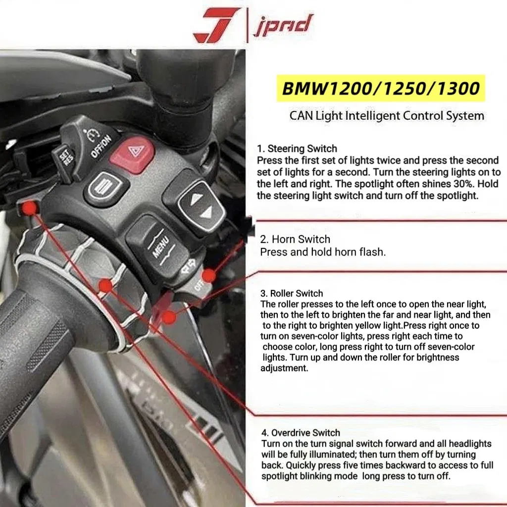 Интеллектуальный контроллер света Ezcan для BMW R1200GS/1250GS/1300GS