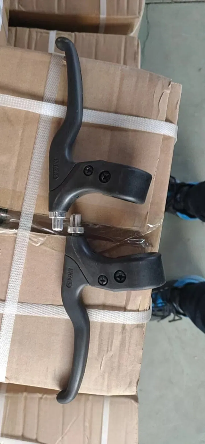 Рычаг тормозной для велосипеда (3 пальца, черный)