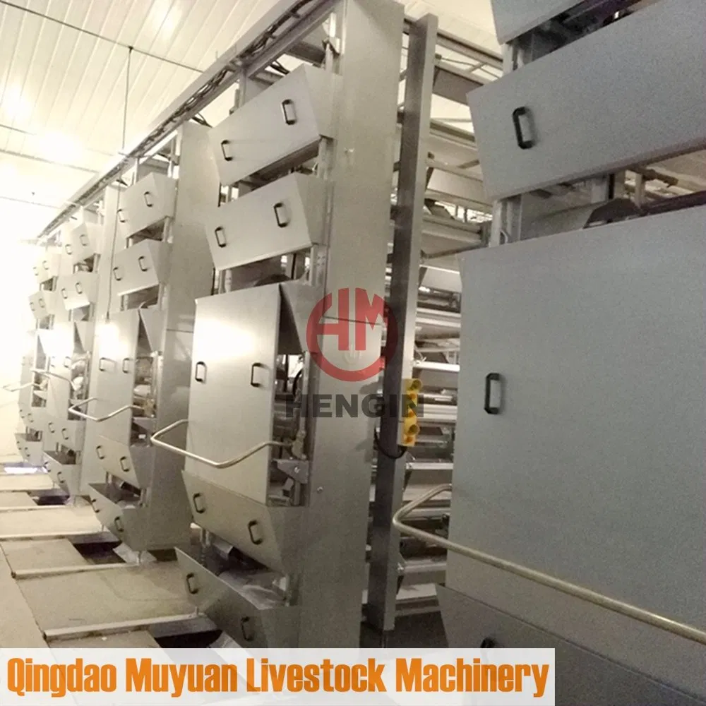 Автоматическая клетка для кур-несушек H-образная, оцинкованная