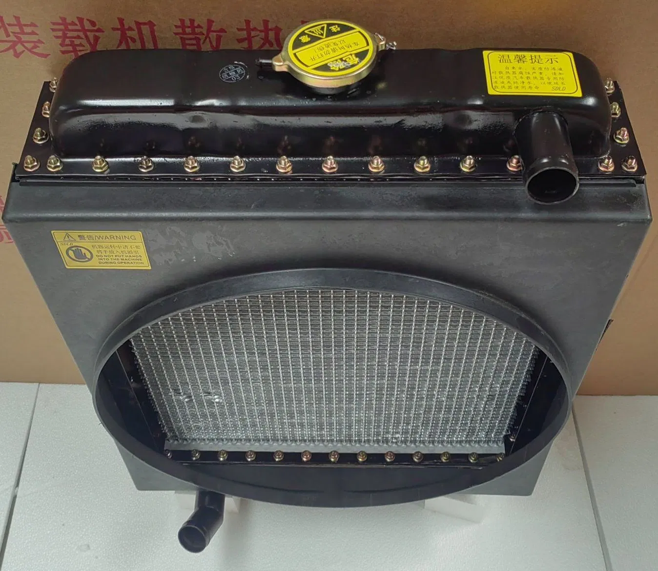 Алюминиевый радиатор для генератора Weifang K4100