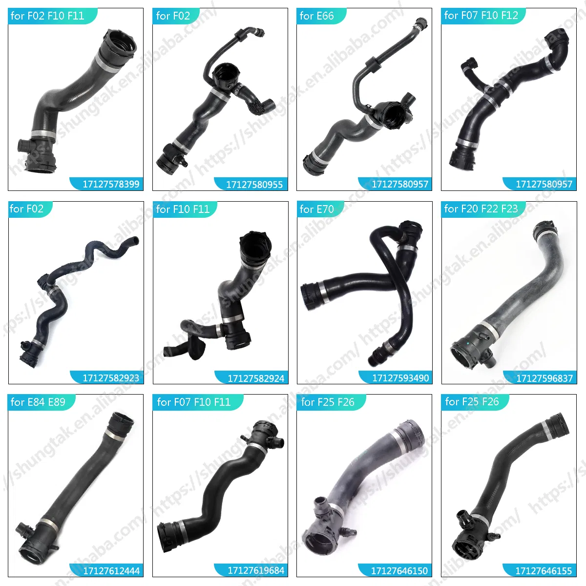 Патрубок нижний радиатора Shungtak для Mercedes-Benz E-Class W211