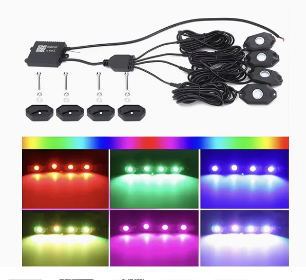 Комплект RGB LED-подсветки днища автомобиля с APP-управлением