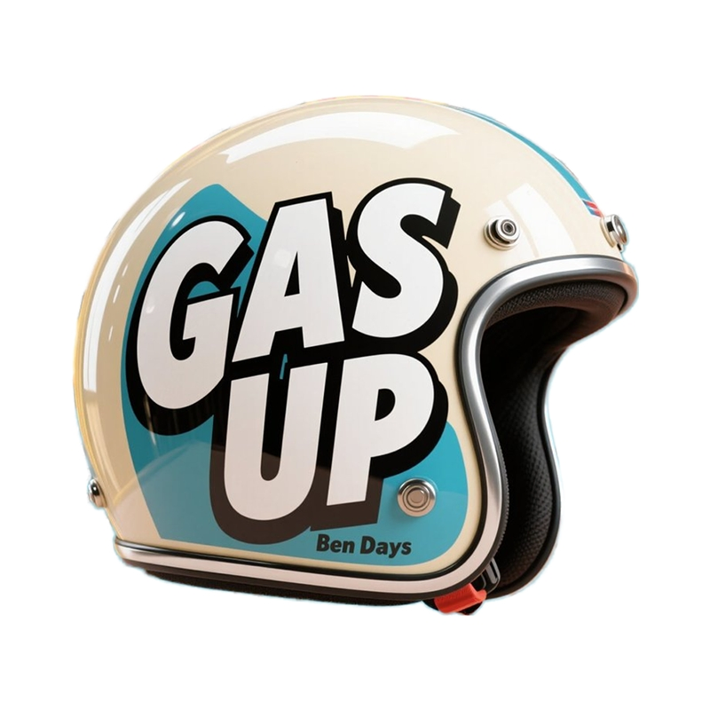 Polycarbonate Quick-Release Strap Motocross Motorcycle Cycling Protective Fireproof Safety Antiriot Vintage Style Helmet