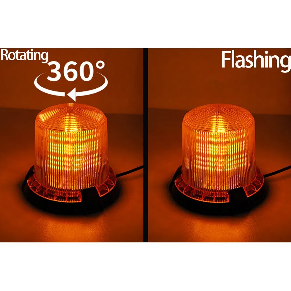 Светодиодный проблесковый маяк магнитный 10W 12-80В