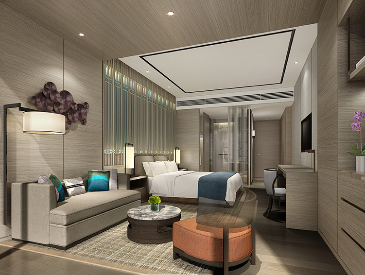 Роскошный комплект мебели для спальни и гостиной 5* отеля