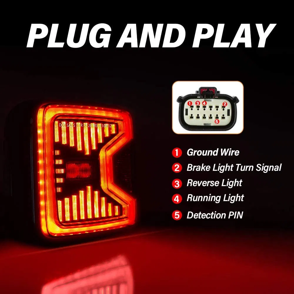 Depo Auto LED Tail Lamp Jeep Jk Light