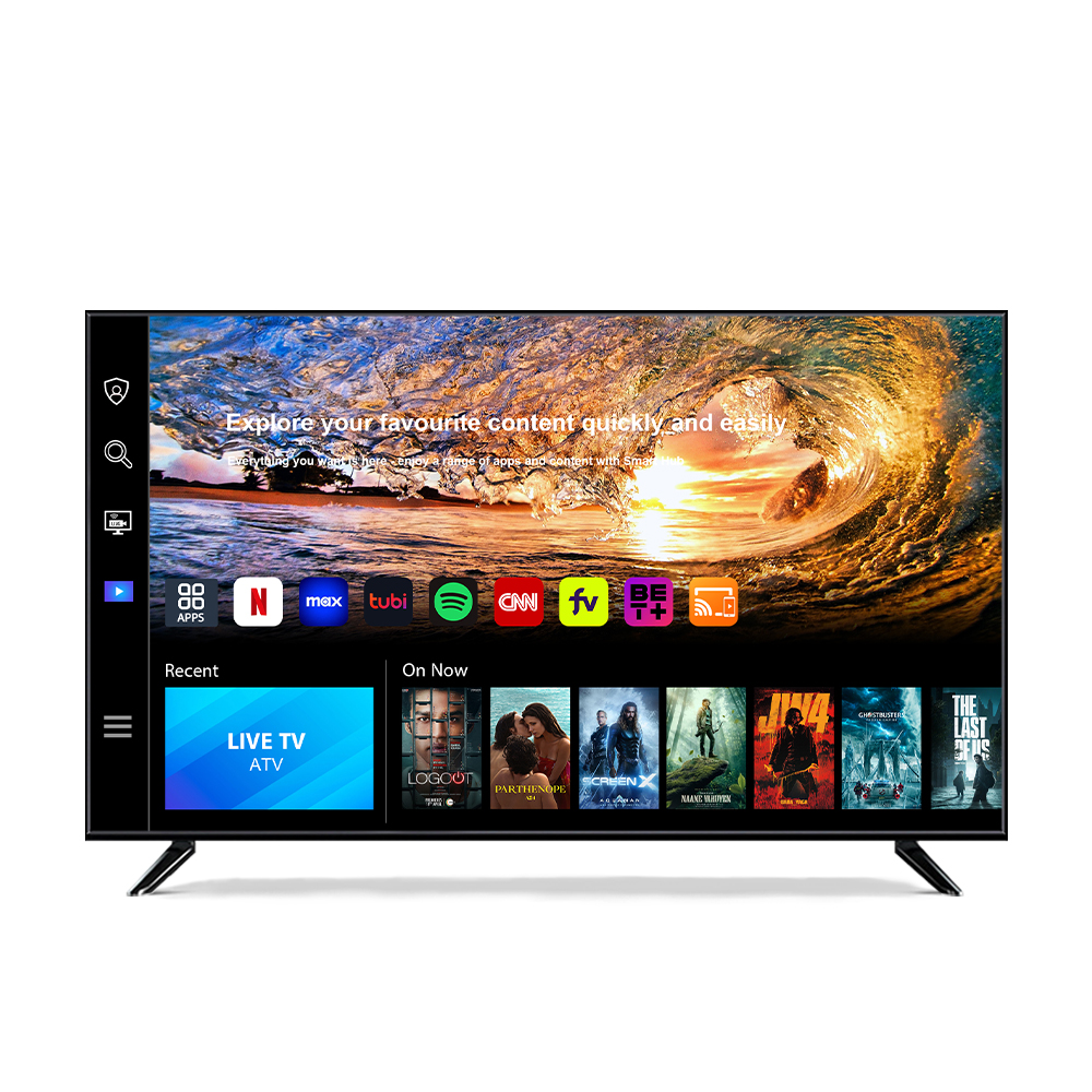 Smart TV 32–75" LED с Android и Wi-Fi