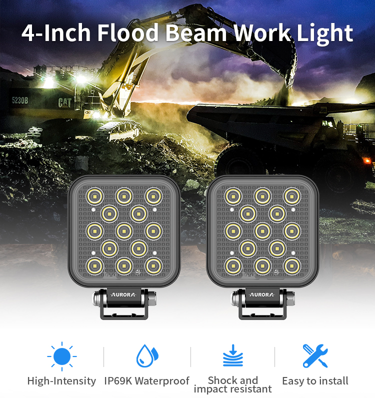 Влагозащищенная лампа Aurora IP68 для машин и шахт