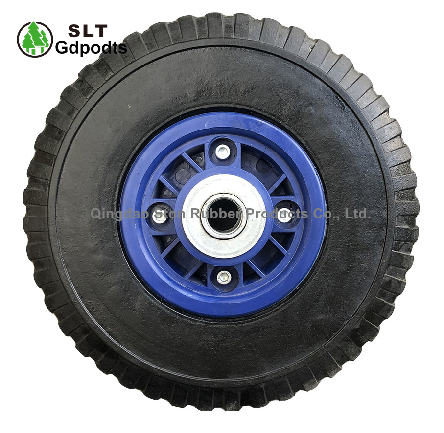 250mm Solid Rubber Heavy Duty Trolley 10" Wheel