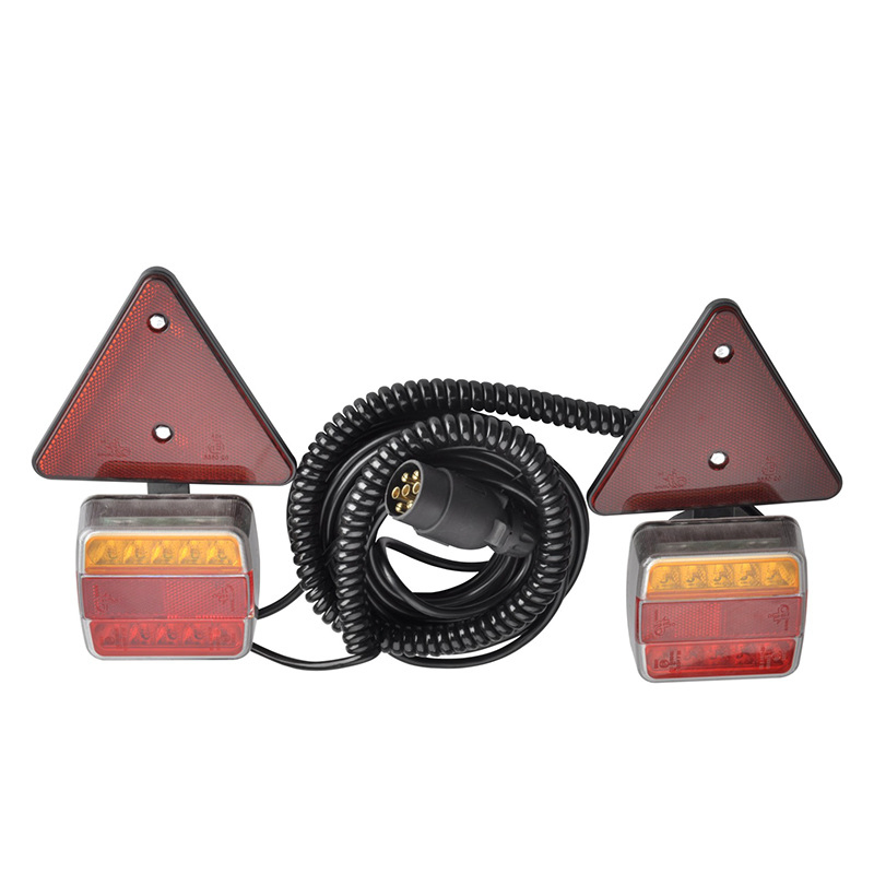 Trailer Lights LED Rear Tail Lamp Trailer Lighting Kits Cable with Magnets Reflectors