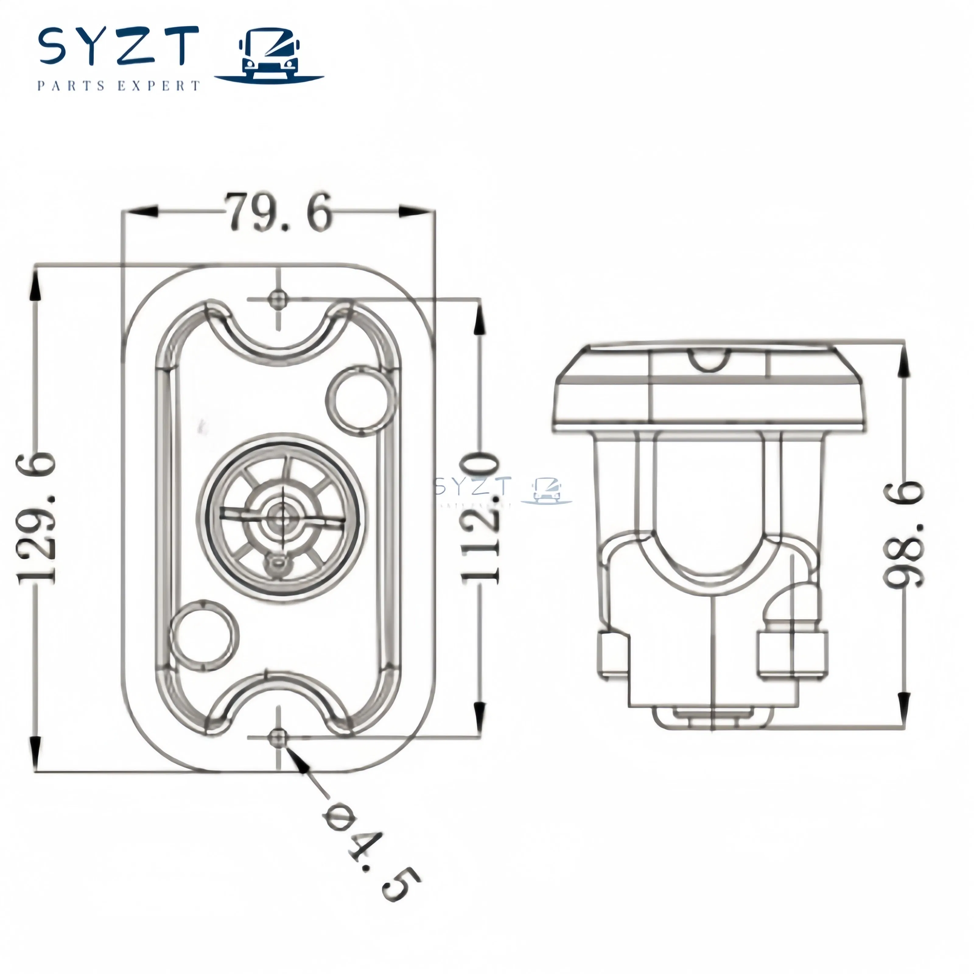 Bus Accessories High Quality Round Rear Small LED Taillight