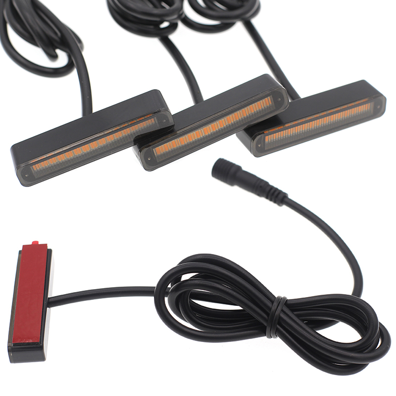 3 шт. Светодиодные решетчатые фонари Amber для авто