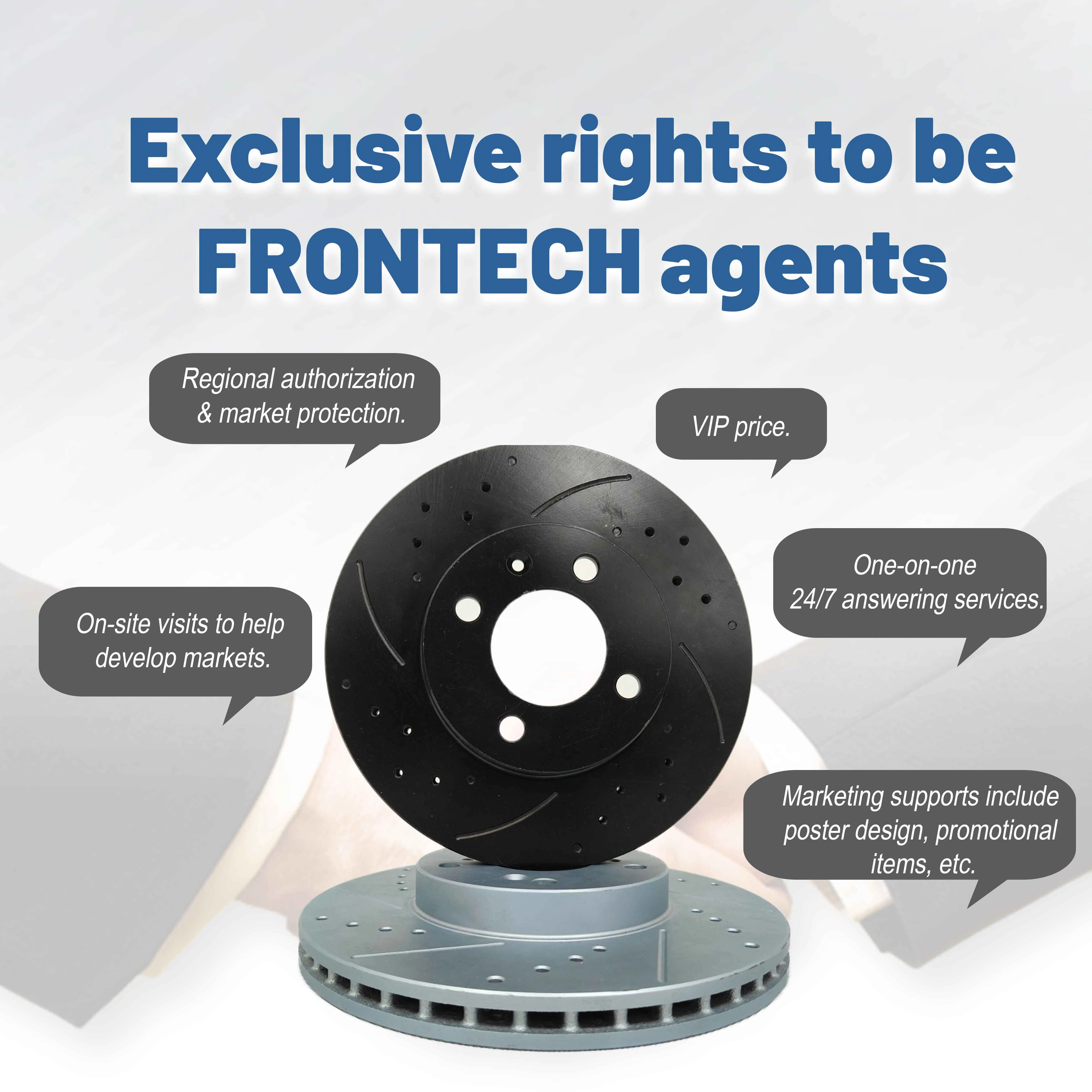 Тормозной диск передний для Toyota Hilux