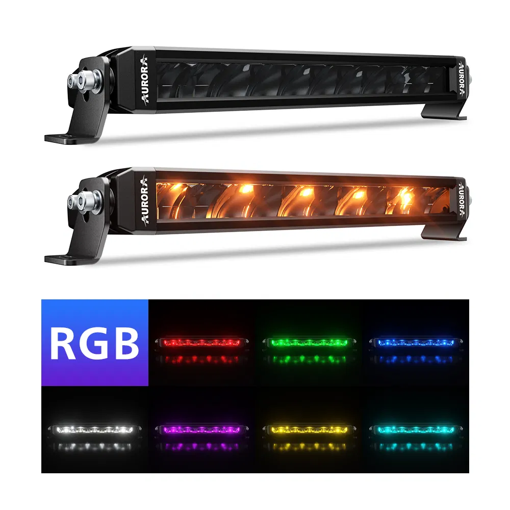 Aurora New Car RGB LED Light Bar Offroad IP69K LED Light Bar
