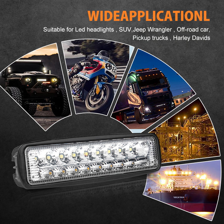 Bkr Wholesale LED Strip Light 60W Strobe Car LED Light off-Road LED Truck Running Light Bar