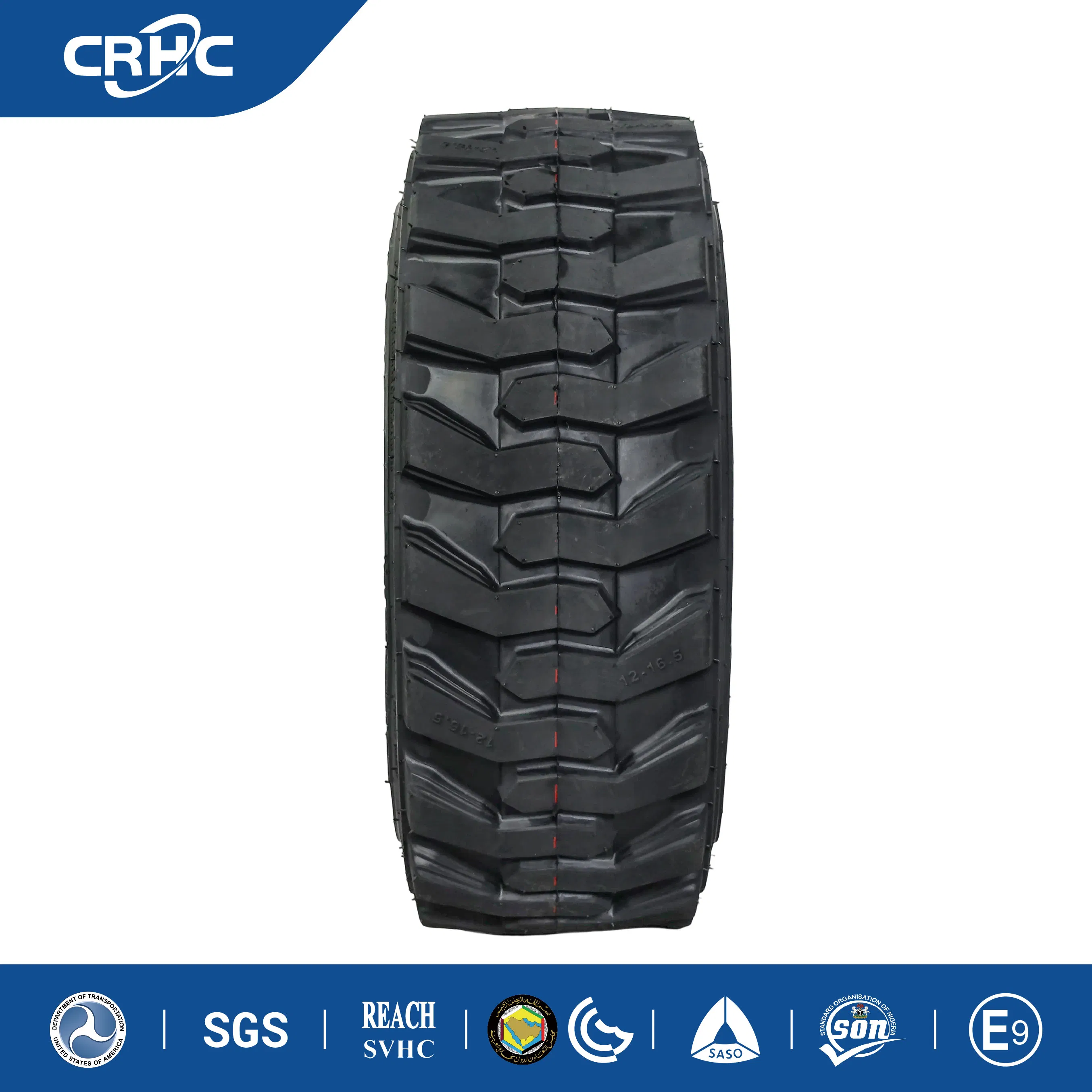 Heavy Duty Solid Industrial Tire and Pneumatic Forklift Tyre for Skid Steer Loader and in Size 10-16.5 and 12-16.5