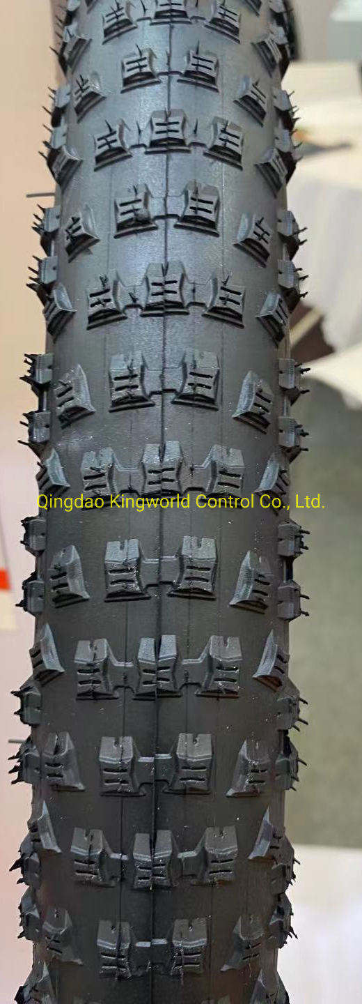 Резиновая покрышка для горного велосипеда с цветным рисунком