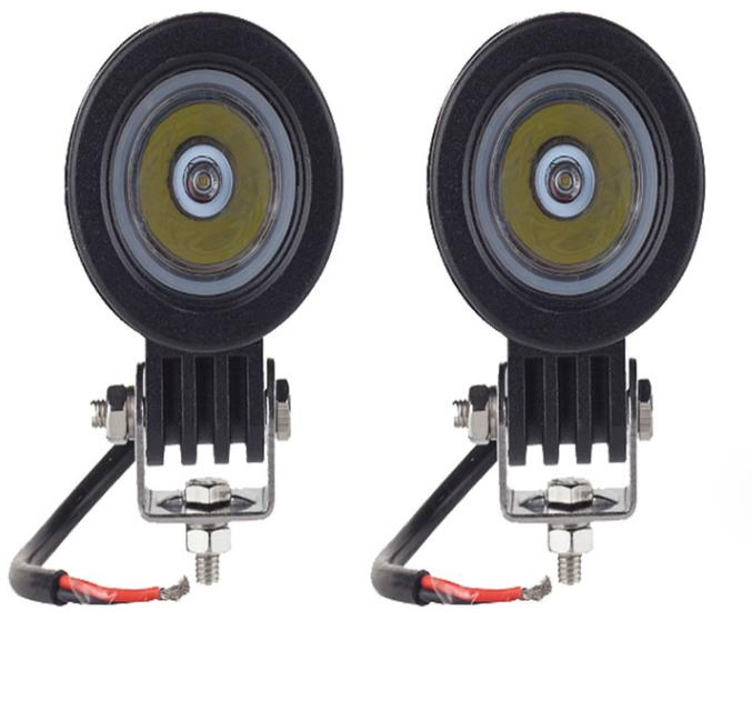 Круглый светодиодный прожектор 10W для авто, 3 дюйма