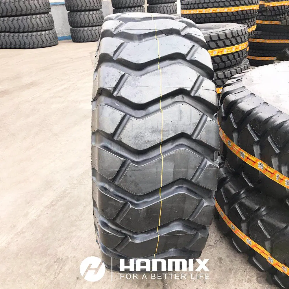 Hanmix OTR off Road Tires 14.00r24 23.5-25 26.5-25 29.5-25 Pneu Giant China Qingdao for Heavy Truck/Tractor/Loader/Trailer/Bulldozer Industrial Tyre Llantas