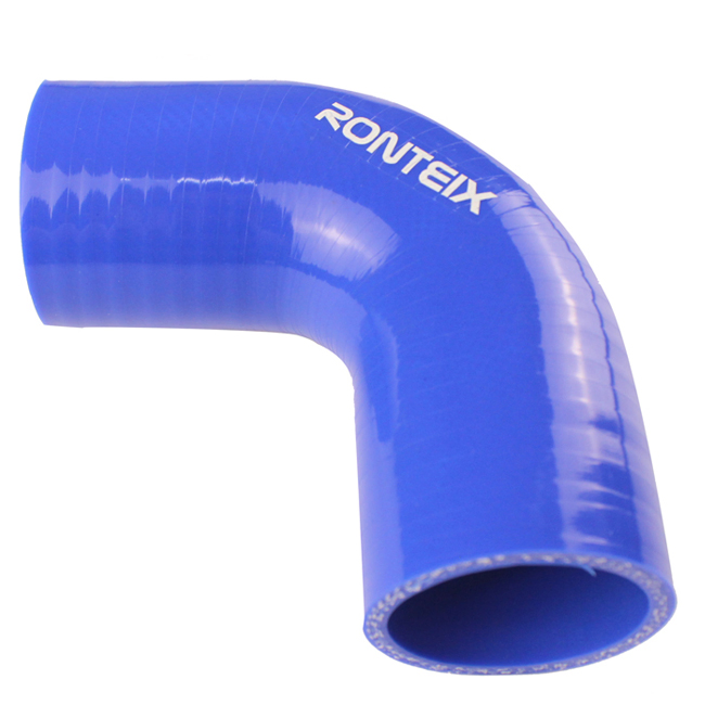 Black 3 3/4"-3.75" 90 Degree Elbow Coupler Silicone Rubber Hose