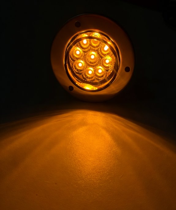 Круглые боковые габаритные фонари 2 дюйма для трейлеров