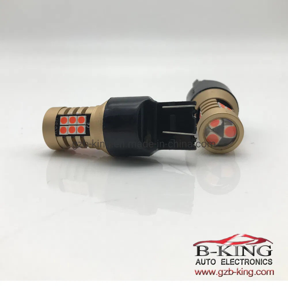 Светодиодная лампа 7443 красная для авто
