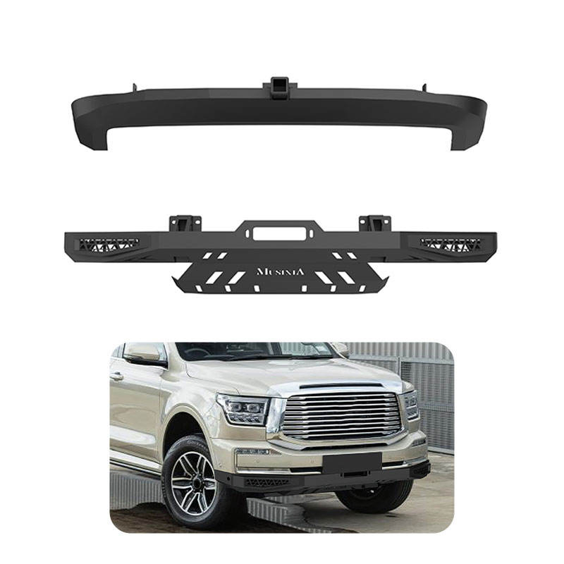 4X4 Accessories Steel Front & Rear Bumper with Tow Hooks for Tank 500