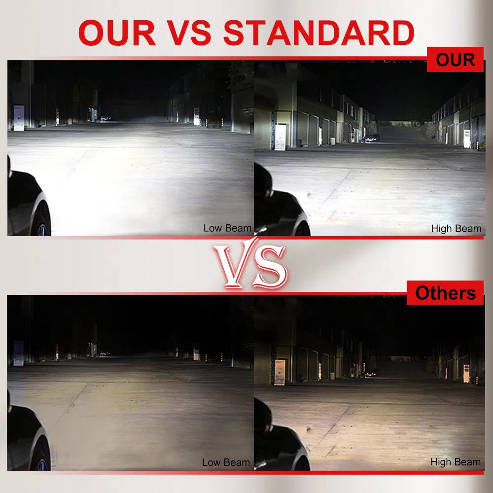 Светодиодные лампы H7/9006/H11/9005 4-сторонние, 3000K-8000K