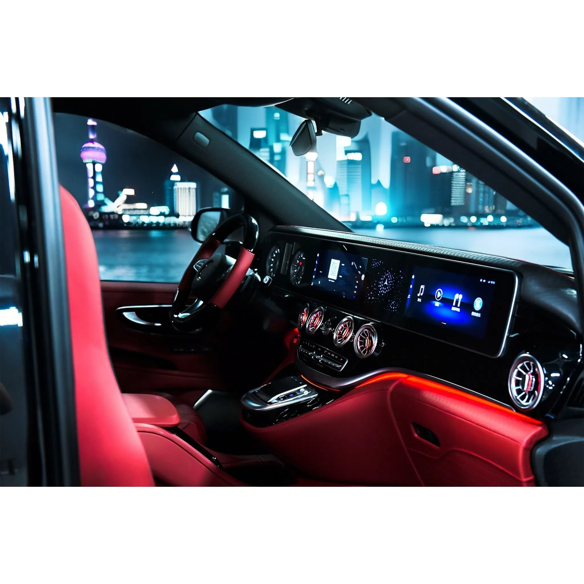 Luxury Three-Screen Full LCD Dashboard Car Auto Partfor Vito 2016-2023