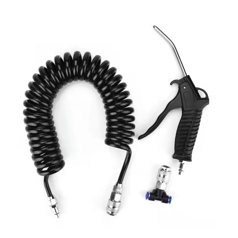 Pneumatic Air Duster Kit Blow Gun & Hose Set for Industrial Dust Removal Portable Cleaning