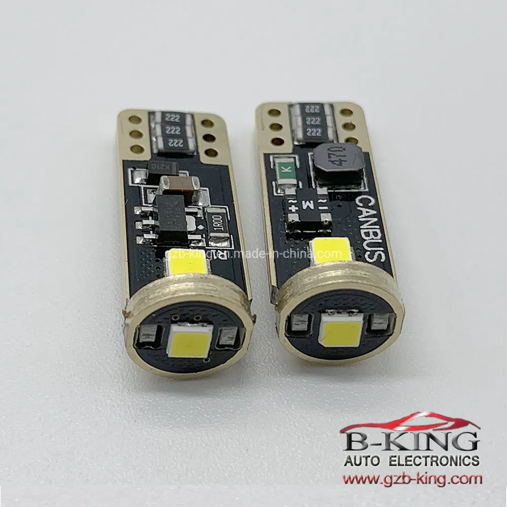 Светодиодная лампа T10 W5W 194 168 золото для салона авто