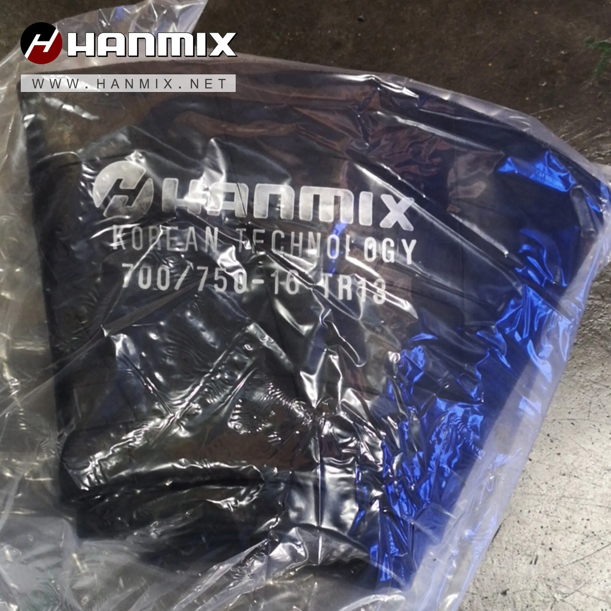 Hanmix Korean Technology SUV HP UHP Implements Industial Motorcycle Horticultural Tractor PCR Car Tire Light Truck Bus Truck Tire Butyl Inner Tube 700-15 750-16