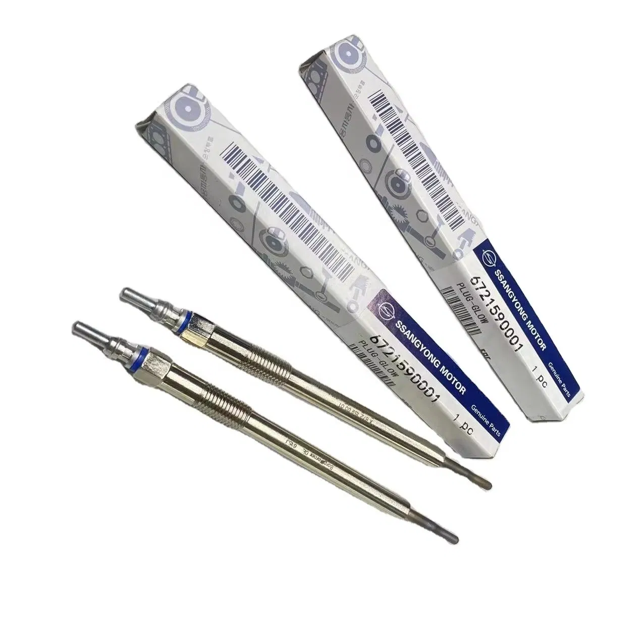 Свеча накаливания Ssangyong 6641590001 для Actyon, Kyron, Rexton