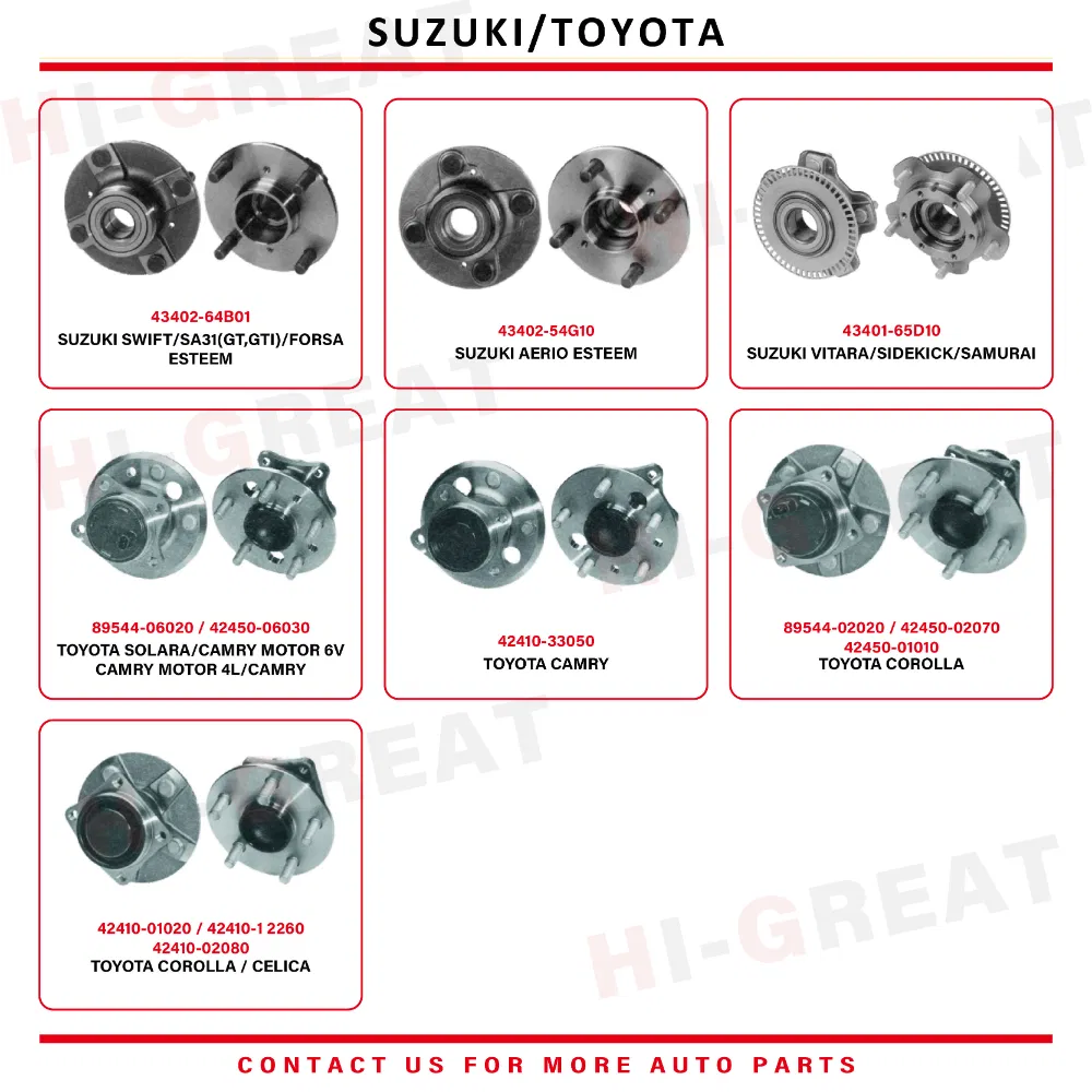 Подшипник ступицы колеса 2DACF044L для Toyota Prado GX460