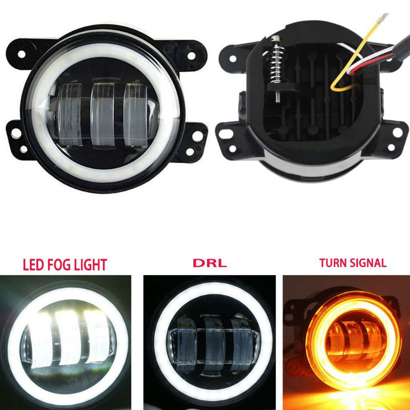 LED противотуманные фары для Jeep Wrangler JK/JL (2007-2021)