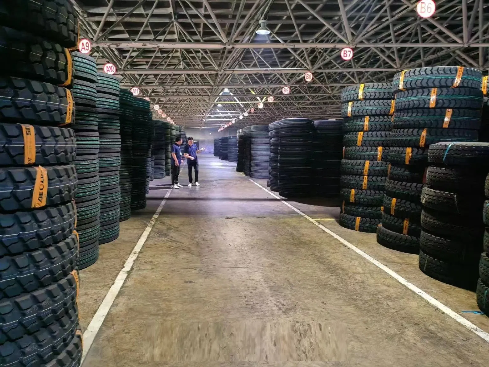 Aeolus Windpower Truck Bus Tire Factory 11r22.5 12r22.5 ADC53 TBR