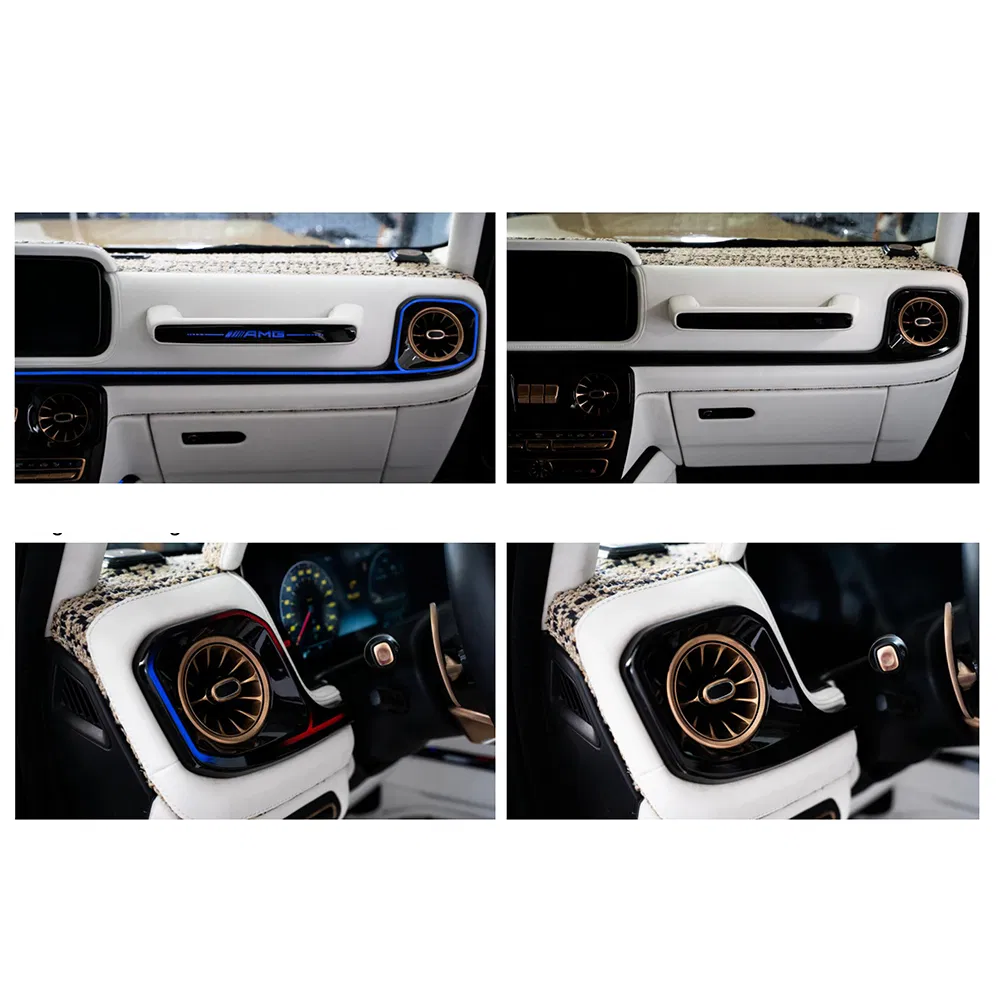 W464 Interior Trim Kit Air Outlet Cover with Flowing Light Ambient Lights Car Auto Parts for G-Class W464