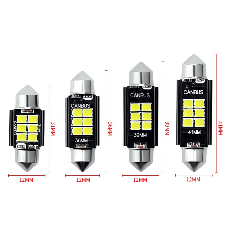 Светодиодные лампы Festoon 3030 для салона автомобиля