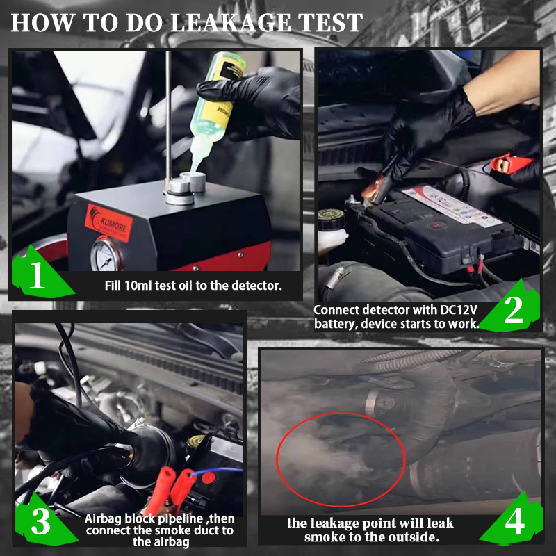 Factory Wholesale Price Kumore Automotive Smoke Machine Oil for Evap Systems Smoke Leak Detector