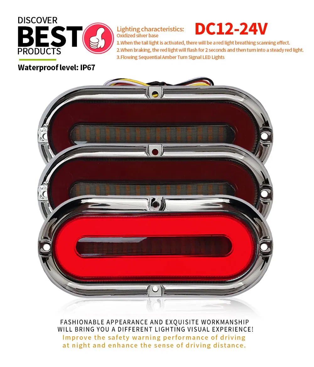 Светодиодный стоп-сигнал для грузовиков и прицепов 12V/24V