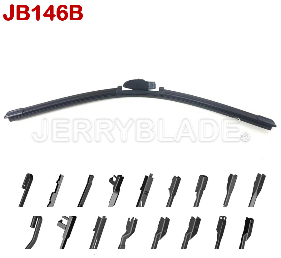 Aeroflex Multi-Fit Flat 12-32inch Car Windscreen Wiper Blade,Premium Beam Blade Multifunction One-for-All Frameless Windshield Wiper 2024 Flat Wiper Best Seller