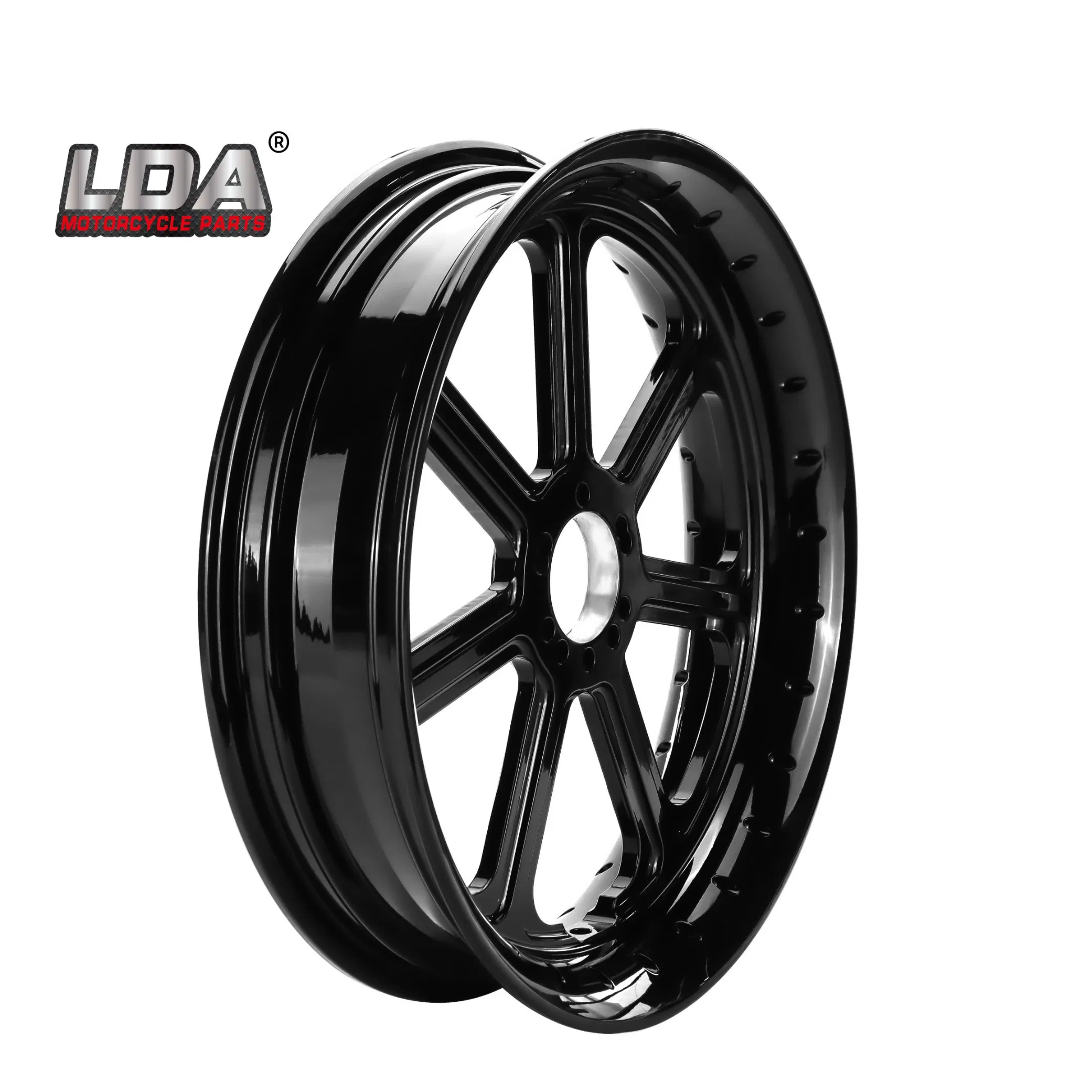 Литые мотоциклетные диски из алюминиевого сплава, черные
