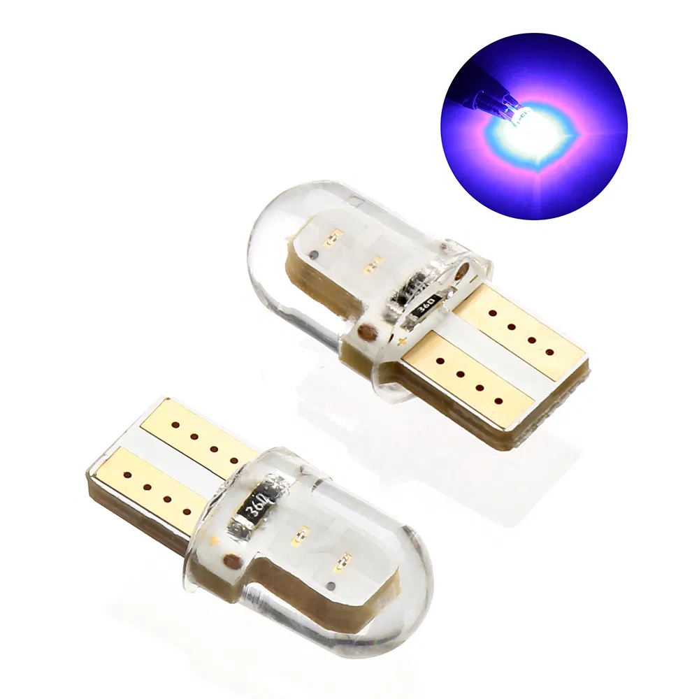 Набор 10 шт LED ламп T10 W5w COB 8SMD для авто