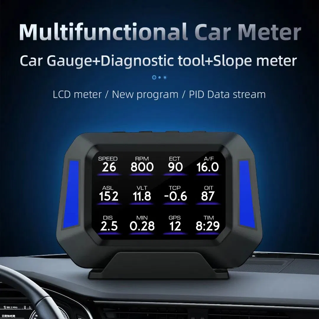 P21 Auto Electronics 0bd2 Speedometer with Multi-Language Display on-Board Speed Monitoring for OBD