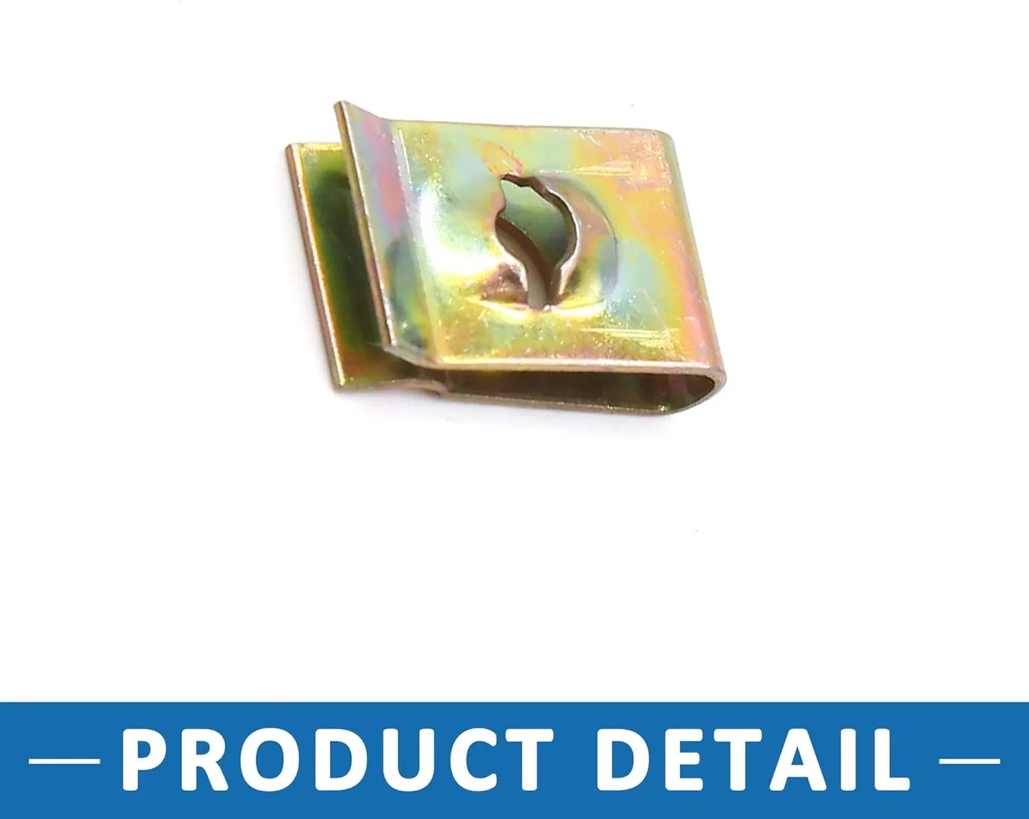 20PCS U-Type Clip 3mm Hole Spring Retainer Screw Black